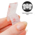 EZ Pass Mounting Strips: Adhesive Strips, Dual Lock Tape, (4 Sets - 8 pcs) with Cleaning Prep Pad (2 Pieces)